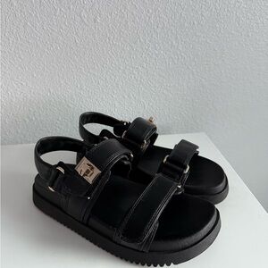 Women Black Sandals